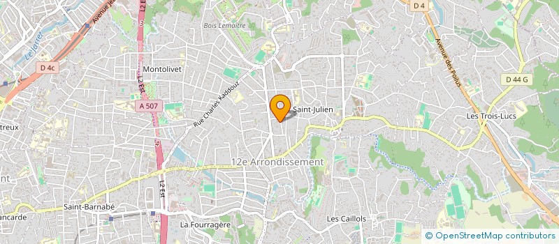 localisation de l'entreprise ASS MEDI PLANNING à MARSEILLE