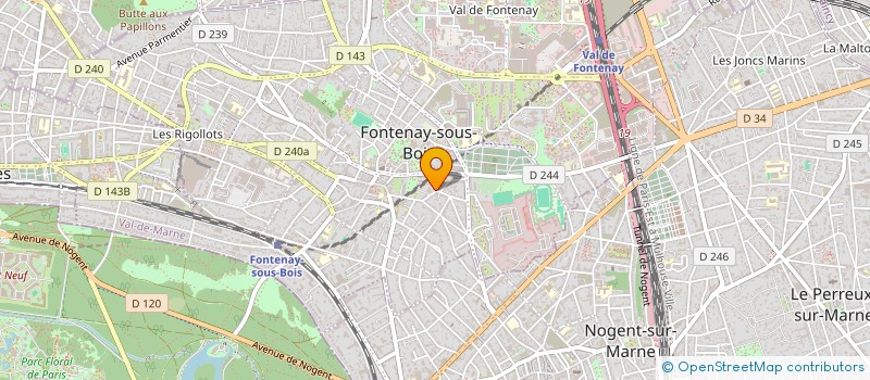 localisation de l'entreprise ASS MEDIA CONCEPT INTERNATIONAL à FONTENAY-SOUS-BOIS