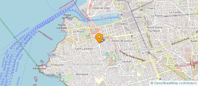 localisation de l'entreprise ASS MEDIAS ALTERNATIFS ECONOMIE SOCIALE  MARSEILLE