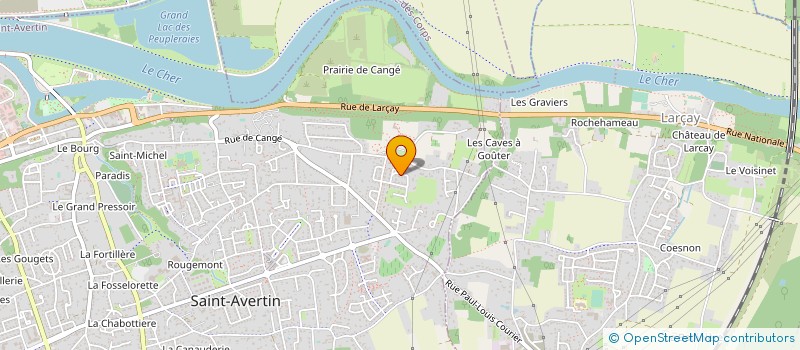 localisation de l'entreprise ASS MEDIATION ANIMALE POUR EVEIL ET LIEN ( AMAEL)  BERTHENAY