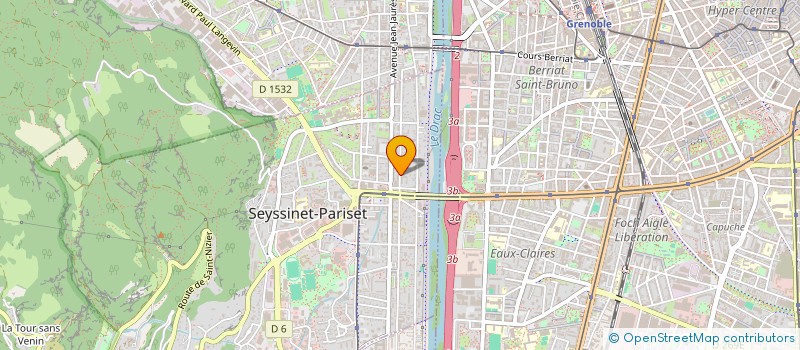 localisation de l'entreprise ASS  MEDIATION SOLIDARITE L'HOMME ET L'E  SEYSSINET-PARISET