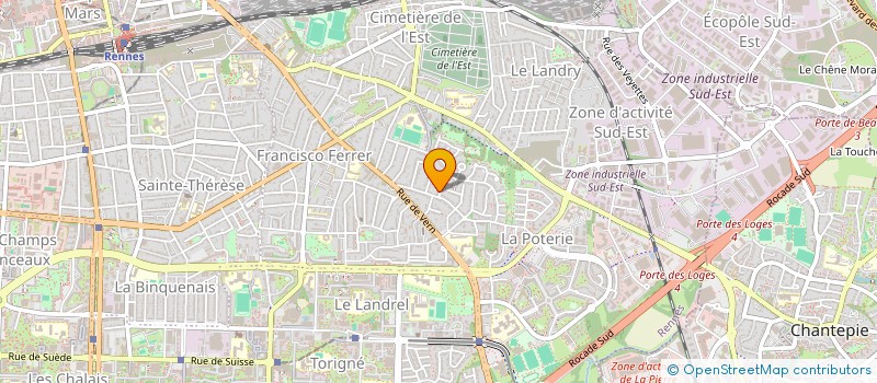 localisation de l'entreprise ASS MEDIATISATION PROJETS ASSOCIATIFS à RENNES