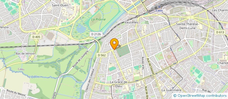 localisation de l'entreprise ASS MEDICALE POST UNIVERSITAIRE à CAEN