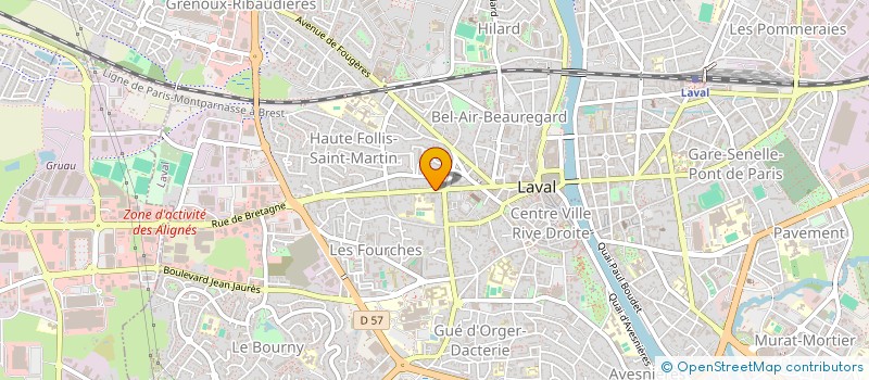 localisation de l'entreprise ASS MEDICAMENTS PERSONNES AGEES EN PAYS à LAVAL
