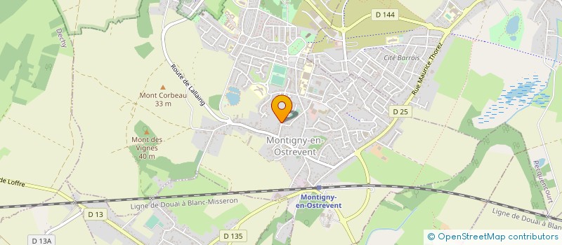 localisation de l'entreprise ASS MEDICO EDUCATIVE & SOCIALE DE DOUAI à MONTIGNY-EN-OSTREVENT