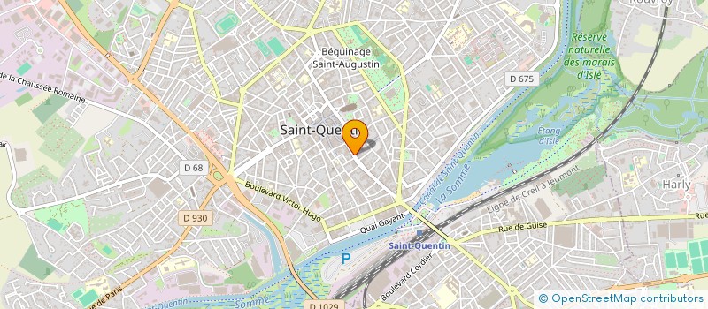 localisation de l'entreprise ASS MEDICO SOCIALE EN VERMANDOIS à SAINT-QUENTIN