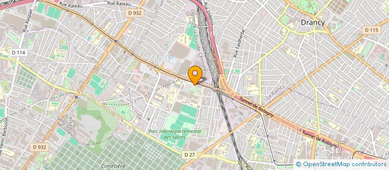 localisation de l'entreprise ASS  MEDICOM  BOBIGNY