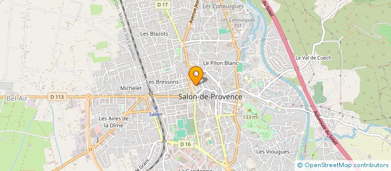 localisation de l'entreprise ASS MEDISPORT-RENCONTRES à SALON-DE-PROVENCE
