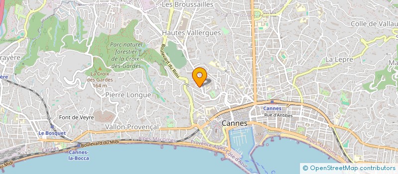 localisation de l'entreprise ASS MEDITERAMA  CANNES