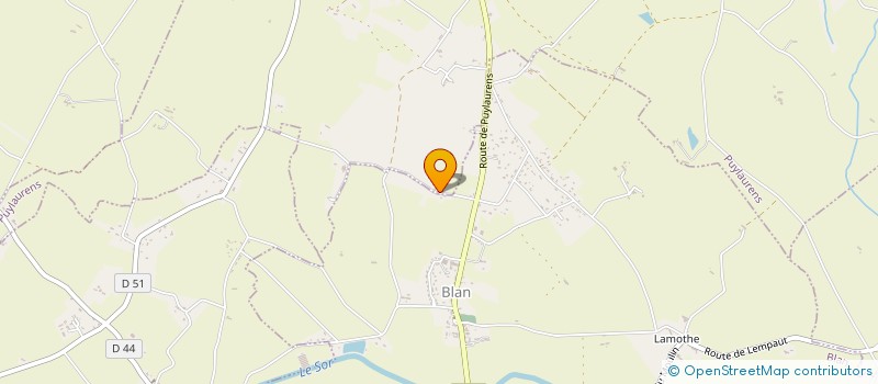 localisation de l'entreprise ASS MEILLEURS COMPETI ORGANIS AGRICOLE à PUYLAURENS