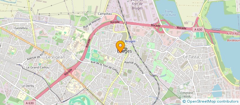 localisation de l'entreprise ASS MELUSINE à BRUGES