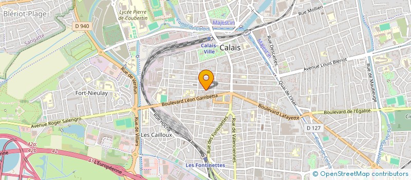 localisation de l'entreprise ASS MEMBRES AMIS ENSEIGNEMENT  CALAIS