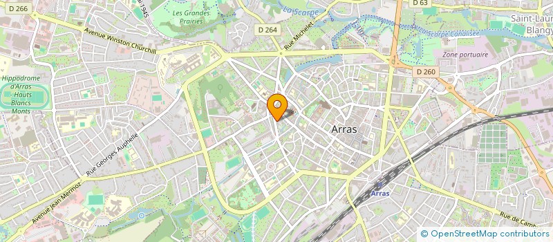 localisation de l'entreprise ASS MERCURE D OR à ARRAS