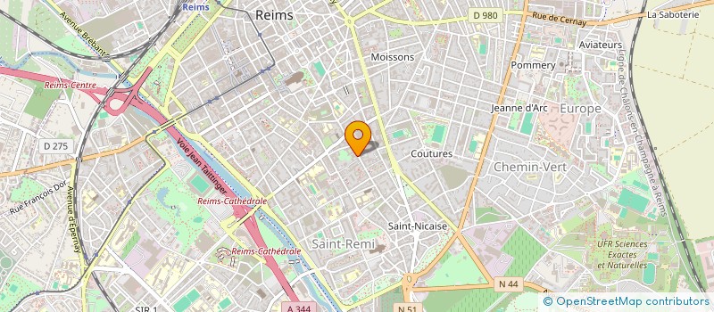 localisation de l'entreprise ASS MERE DE MISERICORDE à REIMS