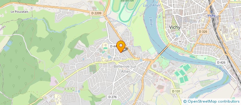 localisation de l'entreprise ASS MERES FAMIL ECOLE MATERNEL à BELLERIVE-SUR-ALLIER