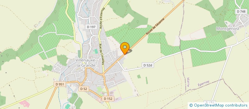 localisation de l'entreprise ASS MESS PERSONNEL CENTRE DETENTION à VILLENAUXE-LA-GRANDE