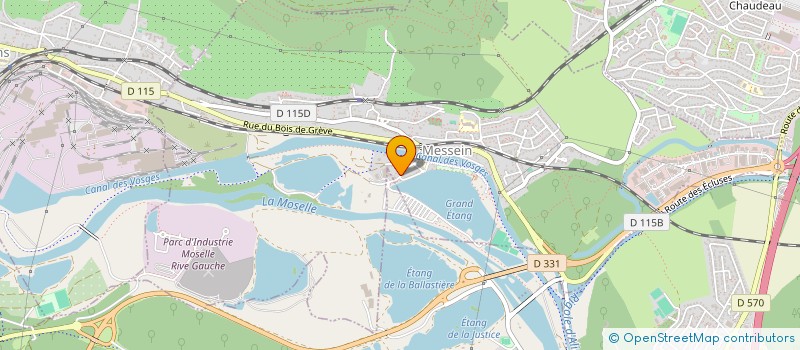 localisation de l'entreprise ASS MESSINOISE  MESSEIN