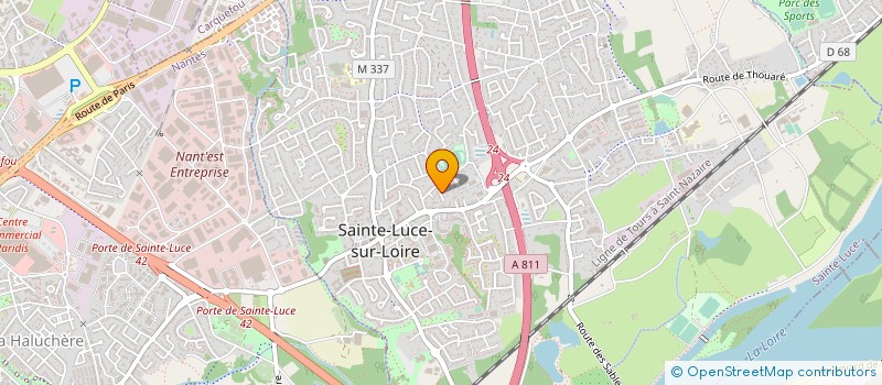 localisation de l'entreprise ASS META DUPE  SAINTE-LUCE-SUR-LOIRE