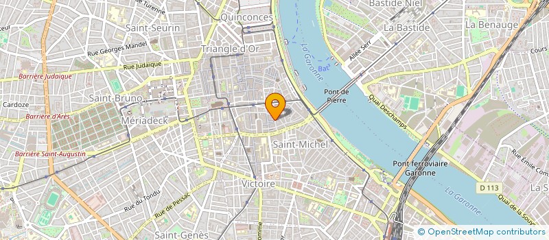 localisation de l'entreprise ASS METALZONE à BORDEAUX