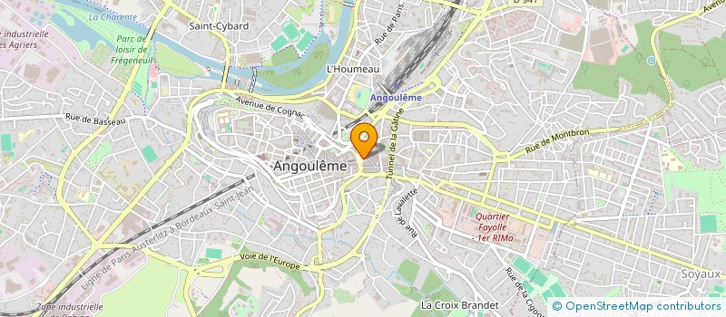localisation de l'entreprise ASS METIERS D'ART ASSOC NOUVELLES TECHNO à ANGOULEME