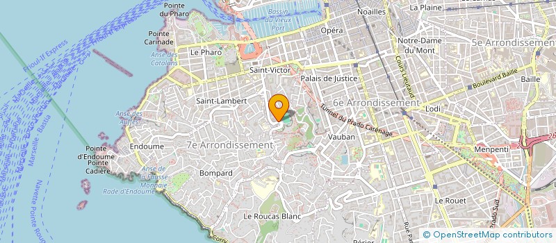 localisation de l'entreprise ASS METIERS D ARTS ET DES TECHNIQUES à MARSEILLE