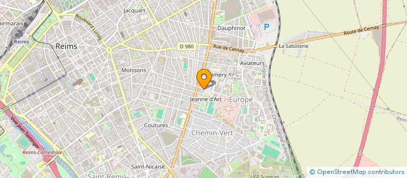 localisation de l'entreprise ASS METRO DOM  REIMS