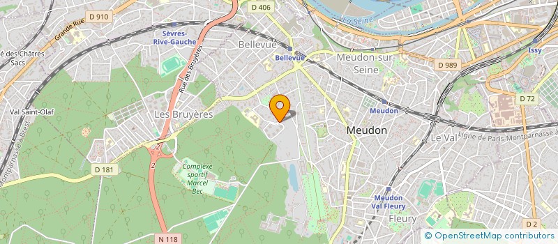 localisation de l'entreprise ASS MEUDON AVENIR EDITION D UN JOURNAL à MEUDON