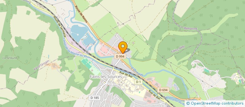 localisation de l'entreprise ASS MEUS INFOR & GESTION AGREE METIERS à FAINS-VEEL