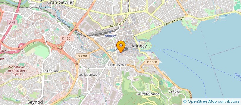 localisation de l'entreprise ASS  MEYTHET FUTUR  ANNECY