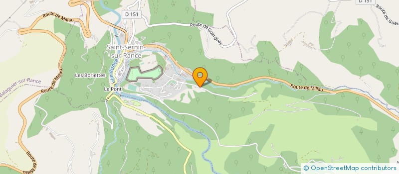 localisation de l'entreprise ASS MFREO DE LA VALLEE DU RANCE à SAINT-SERNIN-SUR-RANCE