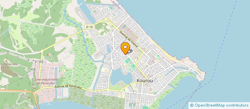 localisation de l'entreprise ASS MI PASI à KOUROU
