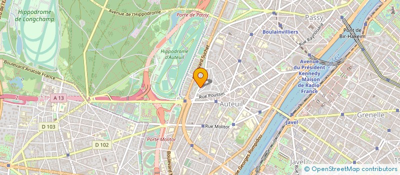 localisation de l'entreprise ASS MICHEL DE MONTAIGNE à PARIS