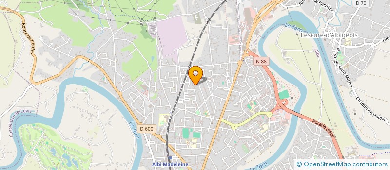 localisation de l'entreprise ASS MICRO INFORMATIQUE VIDEO OCCITANIE  ALBI