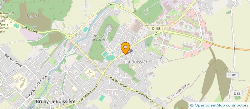 localisation de l'entreprise ASS MICROMEGA à BRUAY-LA-BUISSIERE