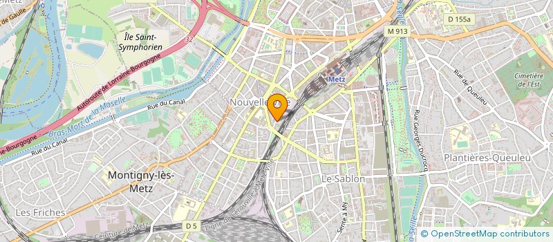 localisation de l'entreprise ASS MIEUX-ETRE ET LE LOGEMENT DES ISOLES  METZ