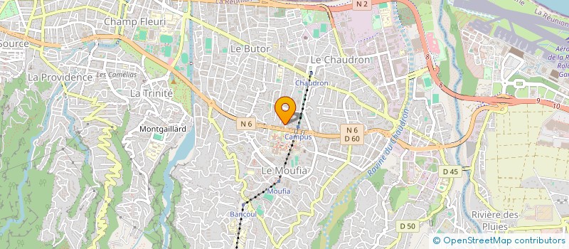 localisation de l'entreprise ASS MIEUX VIVRE AU QUARTIER à SAINT-DENIS