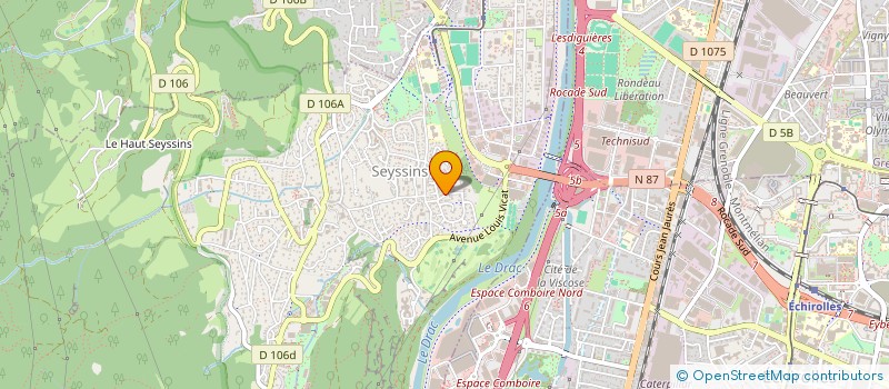 localisation de l'entreprise ASS  MILLE ET UN MOTS à SEYSSINS