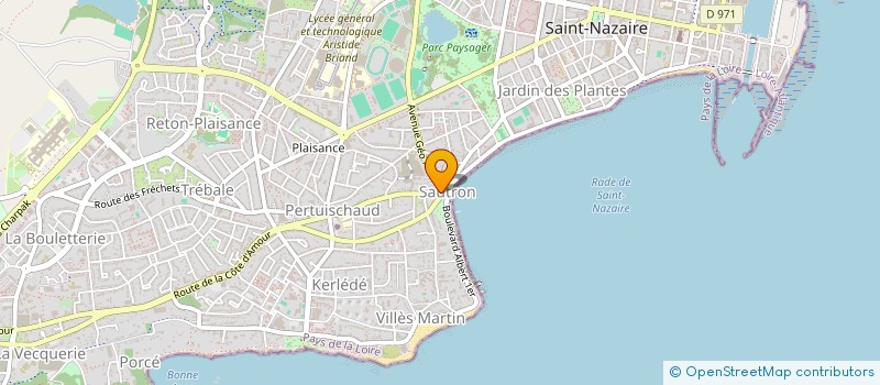 localisation de l'entreprise ASS MILLE MAINS à SAINT-NAZAIRE