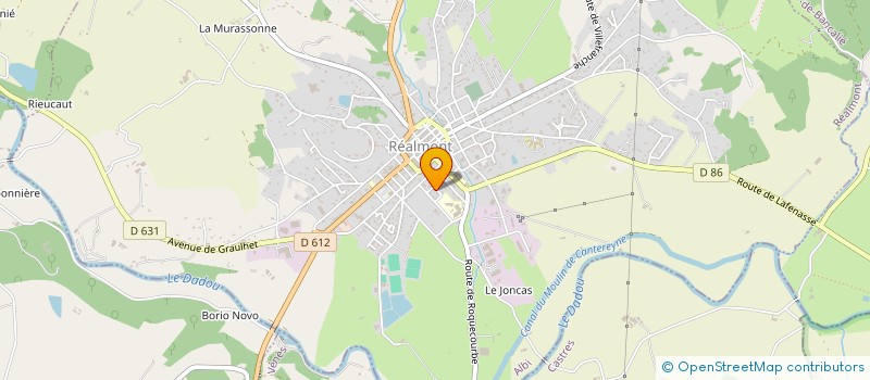 localisation de l'entreprise ASS MINERALOGIQUE REALMONTAISE FLUORINE à REALMONT