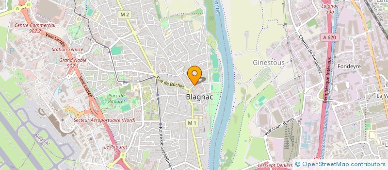 localisation de l'entreprise ASS MINERAUX ET FOSSILES DE BLAGNAC CULB PIERRE BARTHE  BLAGNAC