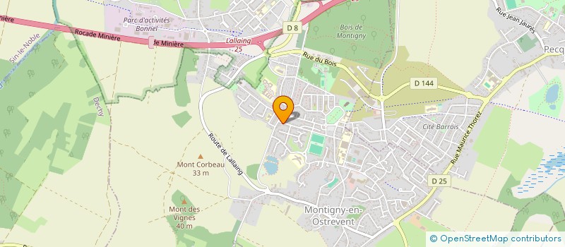 localisation de l'entreprise ASS MINEURS CATHOLIQUES ITALIENS  MONTIGNY-EN-OSTREVENT