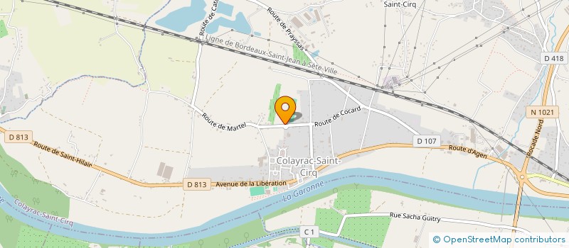 localisation de l'entreprise ASS MINI ATELIER  COLAYRAC-SAINT-CIRQ