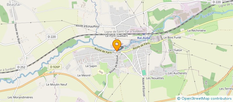 localisation de l'entreprise ASS MISE EN VALEUR DE LA GROSSE FORGE à AUBE