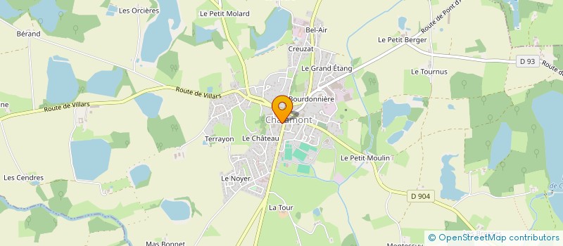 localisation de l'entreprise ASS MISE VALEUR PATRIMOINE DE LA DOMBES à CHALAMONT