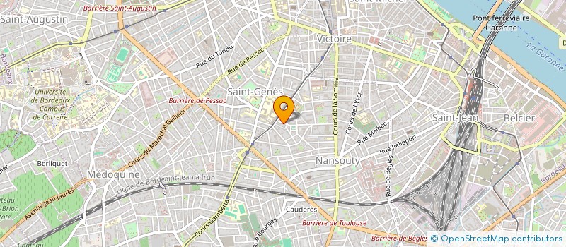 localisation de l'entreprise ASS MISS BULLINGDON  BORDEAUX