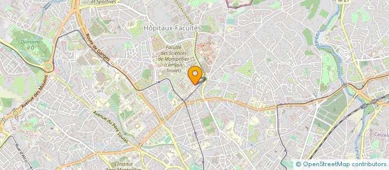 localisation de l'entreprise ASS MISSION ETUDIANTE DE MONTPELLIER à MONTPELLIER