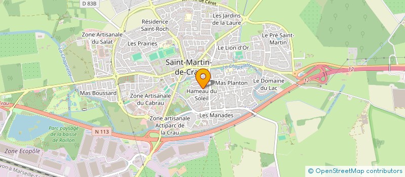localisation de l'entreprise ASS MISSION EVANGELIQUE INDEPENDANTE MF à SAINT-MARTIN-DE-CRAU