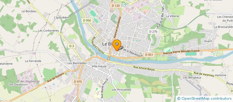 localisation de l'entreprise ASS MISSION LOCALE INDRE SUD à LE BLANC