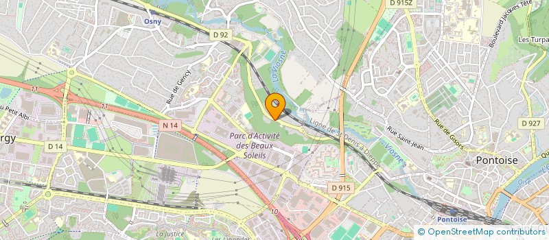 localisation de l'entreprise ASS MISSIONNAIRE MARANATHA INTERNATIONAL  OSNY