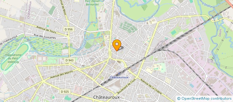 localisation de l'entreprise ASS MOBILIER FONCIER BAS BERRY à CHATEAUROUX